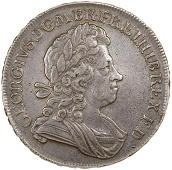 George I (1714-1727), Crown, 1726, roses and plumes, edge decimo tertio (ESC 115; S 3639a). Good very fine, toned,...