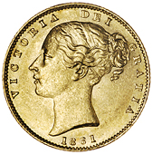 Victoria (1837-1901), 1861 (M 44; S 3852D). Good very fine (£150-180)