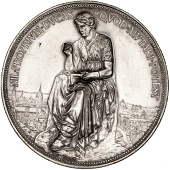 Education: England and Wales, Oxford, Oxford University, a silver award medal by L.-C. Lauer, arms of all the...