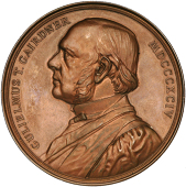 Education: Scotland, Glasgow, University, John Hunter Medal, 1793, a bronze award by N. Macphail, bust left, rev....