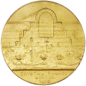 Exhibitions: England and Wales, London: Crystal Palace, London International Exhibition, 1884, a copper medal by J....