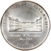 Medical: England and Wales, London: Southwark, Guy’s Hospital, Sister’s Long Service Medal, 1930, a large...