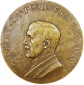 Medical: Ireland, Belfast, Campbell Memorial Trust, a bronze medal by Rosamond Praeger for Sir Thomas Houston on...
