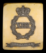 13th Madras Native Infantry, an extremely fine and rare officer’s shoulder belt plate c1824-40, the rectangular...