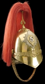 5th (Princess Charlotte of Wales’s) Dragoon Guards, a very fine quality trooper’s 1871 pattern helmet, all brass...