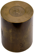 Elizabeth II (1952-, Artist’s reduction positive, in brass, for the rev. of the Decimal Two Pence [1963], by C....