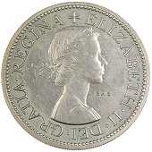 Miscellaneous, Typeface Trial, the obv. of a Florin, undated [1961], in cupro-nickel, similar but legends in...