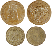 Miscellaneous, Thomas de la Rue Engineering Ltd, London: Bronze check, 1962, bust of Thomas de la Rue left, thomas...