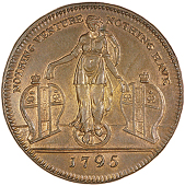 Cornhill, Richardson, Goodluck & Co, Halfpence, 1795 (4), Figure of Fortune type (3), large rev. letters, edge...