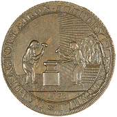 High Holborn, Skidmore’s mule Halfpence (3), from the same obv. die as previous, revs. bust of George III,...