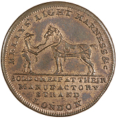 Spring Gardens, Charles Biggar, Halfpence, 1796 (2), spring garden, edge plain, 7.04g/6h (DH 255a), spring-garden,...