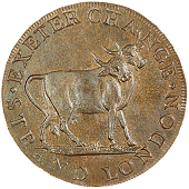 Strand, J. and Gilbert Pidcock, Halfpence (15), nylghau (2), revs. ostrich, 6.69g/6h (DH 445), bust of Louis XVI,...