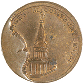 Halfpence (9), Blackfriars, St Ann’s, edge plain, 9.45g/5h (DH 554); Bloomsbury, St George’s, coventry edge,...