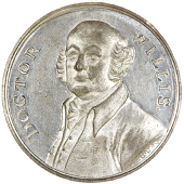Lord Thurlow, 1789, white metal medals by C. James and T. Wyon Jr (2), bust left in cocked hat and wig, revs. when...