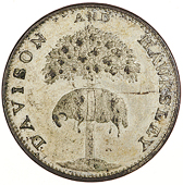 Arnold, Davison and Hawksley, Shilling, 1791, 11.34g/6h (DH 3; D & W 338/42); Sixpences (2), both 1791, plated,...