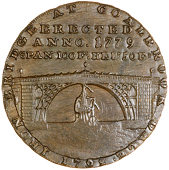 Coalbrook Dale, Reynolds & Co, Trial Halfpenny, 1792