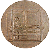 Crewkerne, Samuel Sparks & Bartholomew Gidley, Halfpenny, 1797, edge grained, 9.45g/6h (DH 105); Freshford, John...
