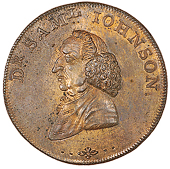 Lichfield, issuer uncertain, Halfpenny, 1796, 12.13g/12h (DH 18); Lutwyche's mule Halfpenny, 1797, rev. Britannia,...