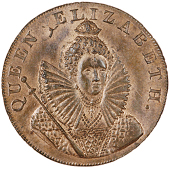 Chichester, Thomas Chaldecott [and Thomas Sharp, Portsmouth, Hampshire], Halfpence, 1794 (2), stop after...