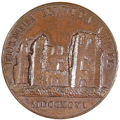 Birmingham, Peter Kempson, Pennies, 1796 (2), both i promise edge, ruins of Caesar’s Tower, Kenilworth, 21.70g/12h...