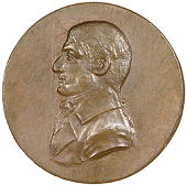 Birmingham, Thomas Welch, a uniface trial of the unfinished obv. die for the Penny [1800] by J.G. Hancock Sr, bust...
