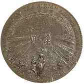 Birmingham, Presentation of Colours to the Birmingham Associations, 1798, a copper medal, unsigned [perhaps by J....