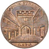 Coventry, Kempson’s Gates, Halfpence (8), all coventry edges, Cook Street, no stop after p, 13.81g/6h (DH 269);...