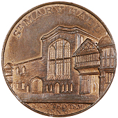 Coventry, Kempson’s Buildings, Halfpence (8), Free School (2), both no stop after p, coventry edge, 12.99g/6h (DH...