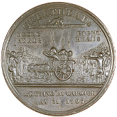 Warwick, The Greatheed Petition to Dismiss the King’s Ministers, 1797, a copper medal, unsigned, from the same...