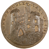 Dudley, Skidmore’s Clerkenwell series, Penny, from the same obv. die as previous, rev. shield of arms, edge...