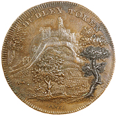 Dudley, Spence’s mule Halfpence (3), from the same obv. die as previous, revs. heart and hand, edge plain,...
