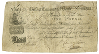 Belfast Commercial Bank, One Pound, 13 July 1811. Good fine (£200-250)