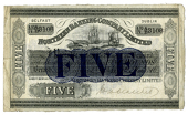 Northern Banking Company Ltd, Five Pounds, 1 November 1916, A/D 3108, serial numbers in black, handsigned, names of...