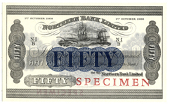 Northern Bank Ltd, Fifty Pounds, 1 October 1968, N-1/B, specimen (Pick 185). Uncirculated (£100-150)
