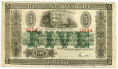Ulster Bank Ltd, Five Pounds, 6 May 1929, 9954, handsigned by H. Gore (Pick 307). Traces of a signature and number...