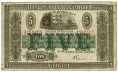 Ulster Bank Ltd, Five Pounds, 1 December 1929, 138215, handsigned by H. Gore (Pick 307). Good fine to very fine...