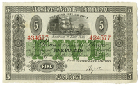 Ulster Bank Ltd, Five Pounds, 1 January 1940, 434577, signed by H. Gore (Pick 316a). About extremely fine (£100-120)