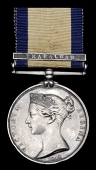 Naval General Service 1793-1840, 1 clasp, Trafalgar (James Butters) two minor rim bruises, otherwise good very fine...