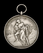 France, Société Humaine et des Naufrages, silver medal, the reverse inscribed (A Monsr. R. J. W. Dennistoun....
