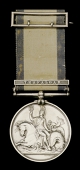 Naval General Service 1793-1840, 1 clasp, Trafalgar (H. Towsey, Asst. Surgeon, R.N.) fitted with silver ribbon...