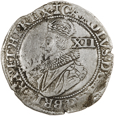 Charles I (1625-1649), Shilling, Gp B, mm. cross on steps, crowned bust in ruff, armour and mantle, 6.05g/9h (Sharp...