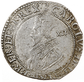 Charles I (1625-1649), Shilling, Gp B, mm. cross on steps, lightweight issue, small mark of value, 5.24g/10h (Sharp...