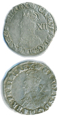 Charles I (1625-1649), Shillings (2), both Gp D, mm. crown, 6.00g/11h, 5.88g/1h (Sharp E2/2; SCBI Brooker 499, 502;...