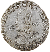 Charles I (1625-1649), Sixpence, mm. book, 3.00g/9h (Morr. A-1; SCBI Brooker 758-9; N 2333; S 2886). Very fine...