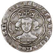 Edward III (1327-1377), Groat, series Gg, mm. cross 3, lis on breast, rev. annulet in first quarter, 4.65g/3h (N...
