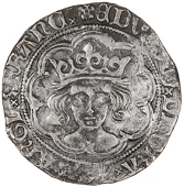 Edward IV (Second reign, 1471-1483), Groat, London, mm. cinquefoil, 2.19g/3h (B & W XXI; N 1631; S 2100). Nearly...