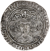 Richard III (1483-1485), Groat, London, mm. boar’s head no.1, 2.95g/2h (N 1679; S 2156). Some hairline scratches...