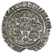 Henry VII (1485-1509), Groat, class I, mm. lis on half-rose, 3.03g/1h (N 1703; S 2193). Chipped at 6 o’clock,...