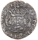 Henry VII (1485-1509), Groat, class IIIc, mm. anchor, 2.82g/3h (N 1705c; S 2199). Hairline striking crack at 2...