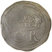 Charles I (1625-1649), Crown, flat jewelled crown above cr, 29.88g/8h (S 6544; DF 289). Weakly struck on left,...